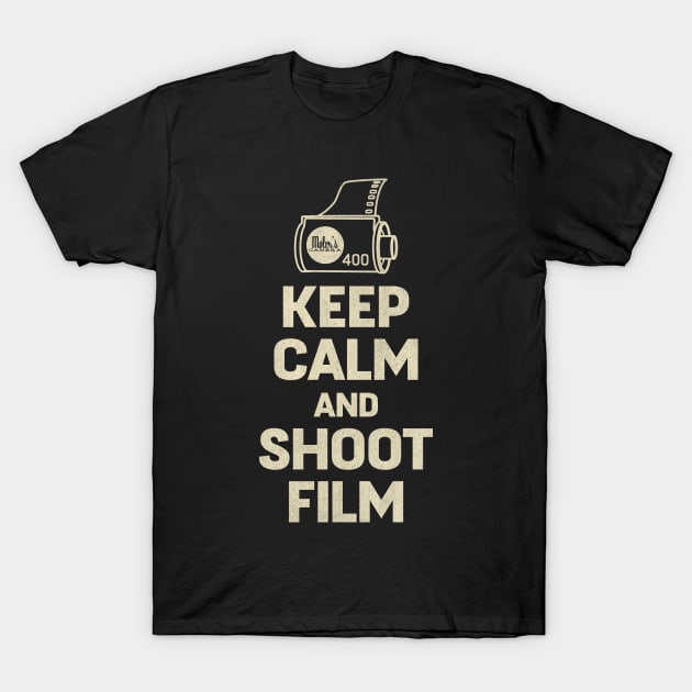 Keep Calm and Shoot Film T-Shirt by tdilport